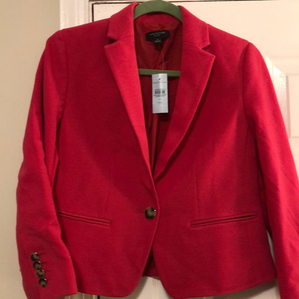 Ann Taylor Petite Pink Blazer NWT